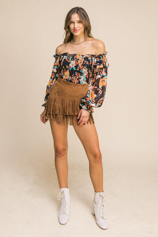 MAKE SOME PLANS SUEDE SKORT - Glamourous Grace