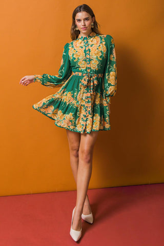 FURTHERST THING WOVEN MINI DRESS - Glamourous Grace