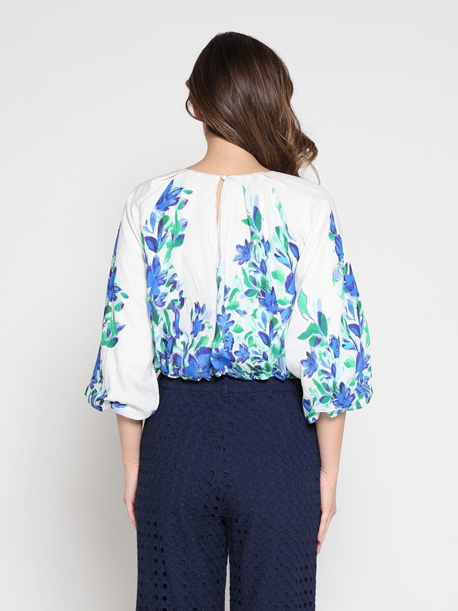 Floral print pleated top - Glamourous Grace