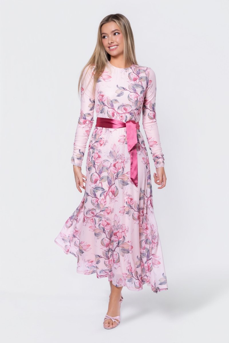 Florence Dress (Ivory Flower) - Glamourous Grace