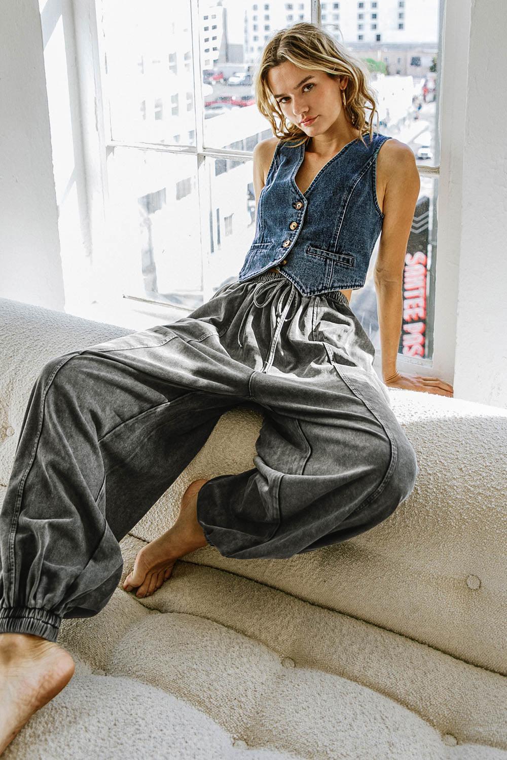 GET ON BOARD KNIT JOGGER - Glamourous Grace