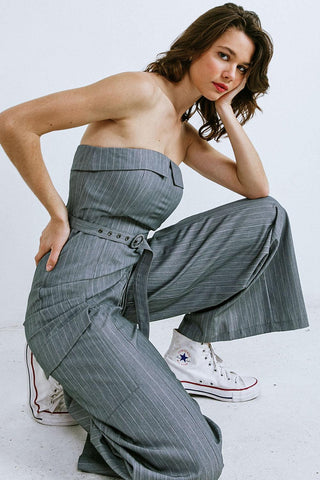 WISHFUL THINKING WOVEN JUMPSUIT - Glamourous Grace