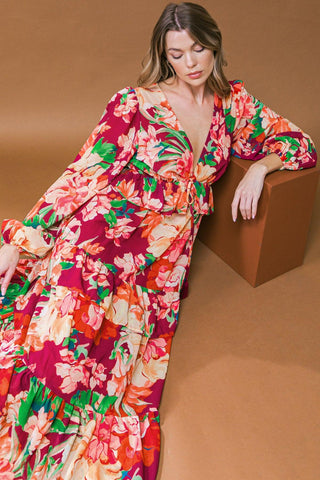 LEAVE YOU SPEECHLESS WOVEN MAXI DRESS - Glamourous Grace