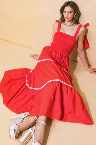 BETTER THAN EVER POPLIN MIDI DRESS - Glamourous Grace