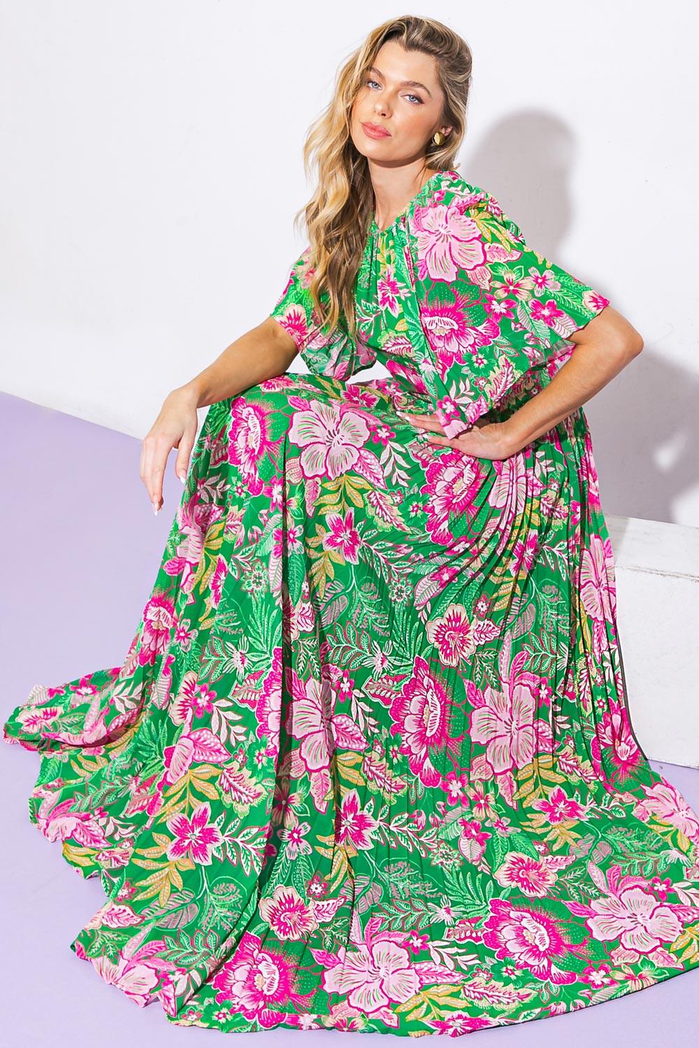 ALL NIGHT REVIVAL WOVEN MAXI DRESS - Glamourous Grace