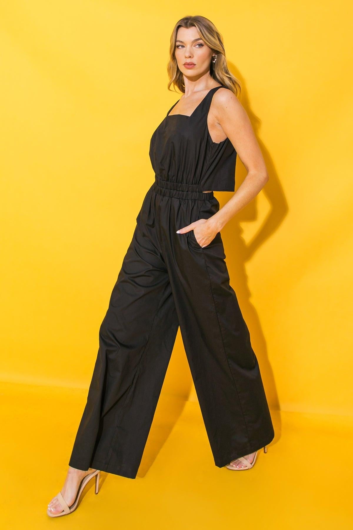 LIFE WITH YOU POPLIN JUMPSUIT - Glamourous Grace