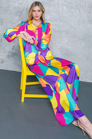 FOLLOW THE FLOW WOVEN TOP - Glamourous Grace