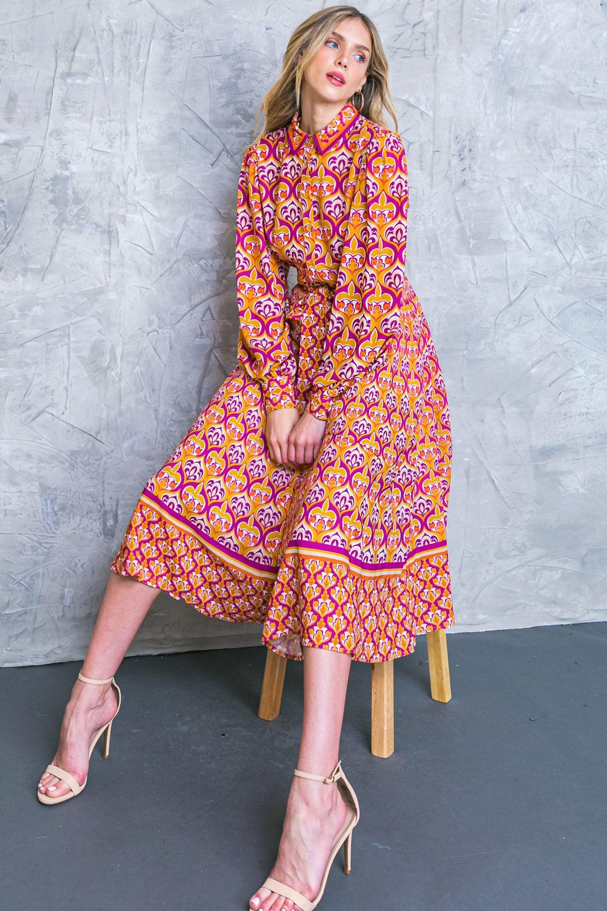 LIFETIME CELEBRATIONS WOVEN SHIRT DRESS - Glamourous Grace