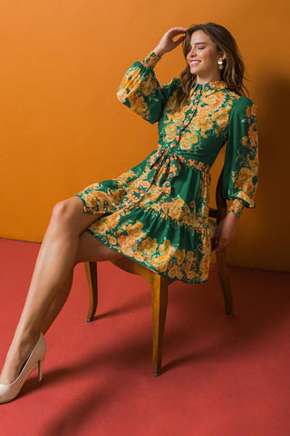 FURTHERST THING WOVEN MINI DRESS - Glamourous Grace