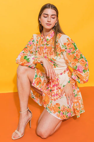 FURTHERST THING WOVEN MINI DRESS - Glamourous Grace
