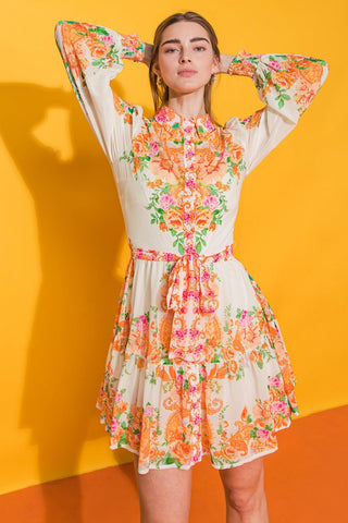 FURTHERST THING WOVEN MINI DRESS - Glamourous Grace