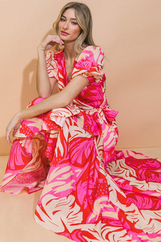 STUNNING SIGNIFICANCE WOVEN MAXI DRESS - Glamourous Grace