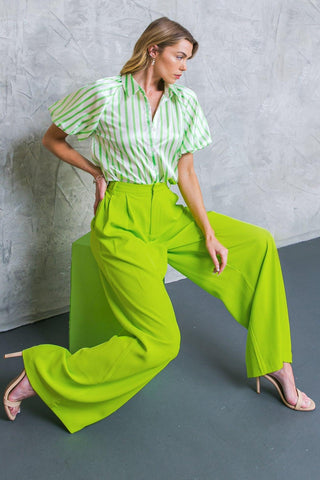 UPSCALE AURA WOVEN PANTS - Glamourous Grace
