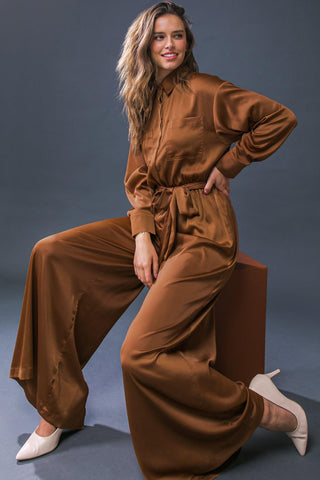 SIMPLY TRENDY WOVEN JUMPSUIT - Glamourous Grace