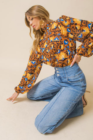 OVERTHINKING IT WOVEN TOP - Glamourous Grace