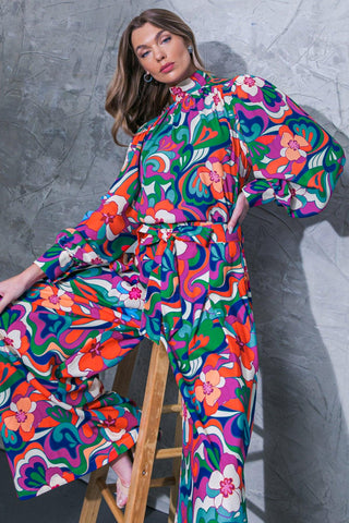 FLOW ALONG WOVEN TOP - Glamourous Grace