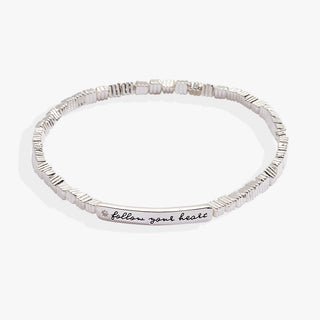 Follow Your Heart Stretch Bracelet