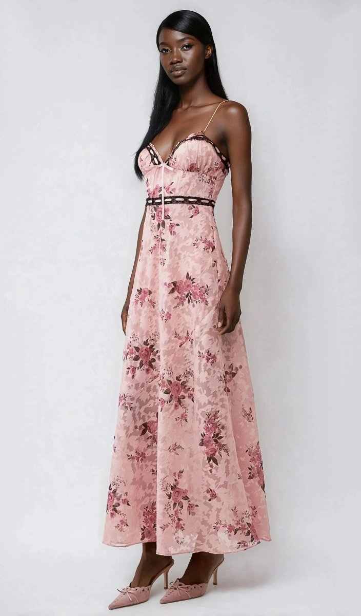 Guinevere Maxi Dress - Pink (Final Sale) - Glamourous Grace