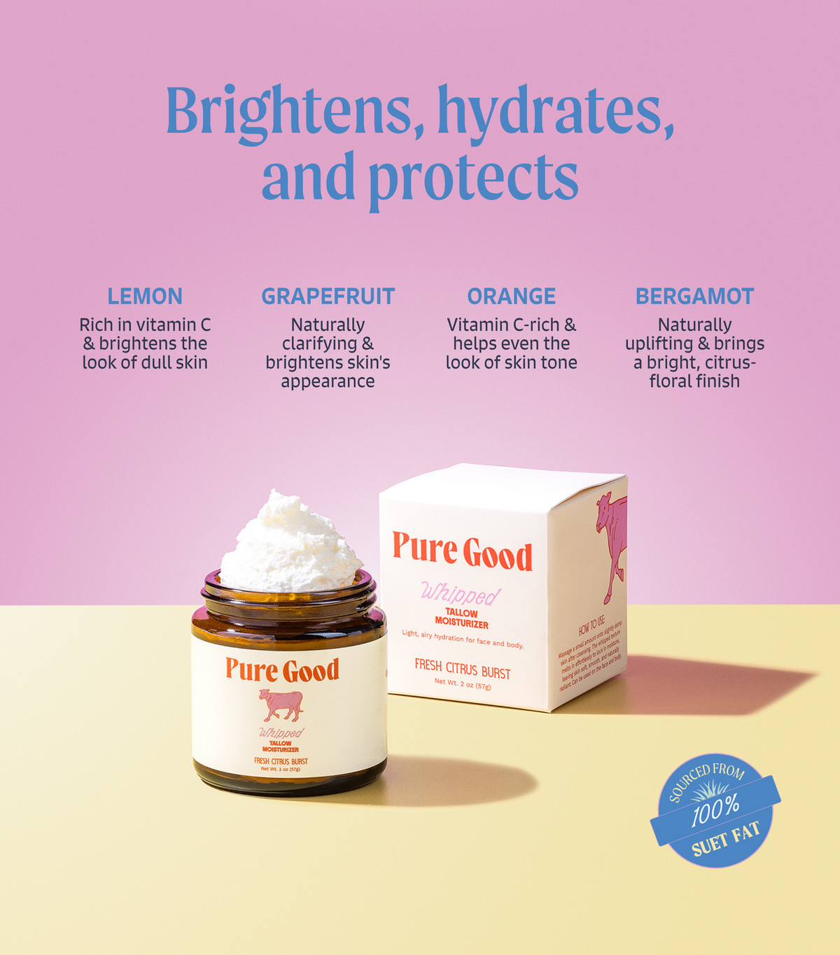 Fresh Citrus Burst · Whipped Tallow - Glamourous Grace