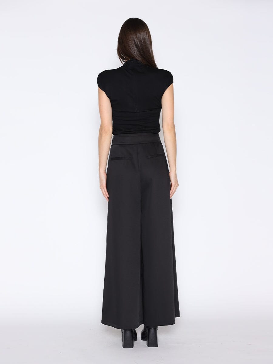 Front Embroidered Sleeveless Mock Neck Top - Glamourous Grace