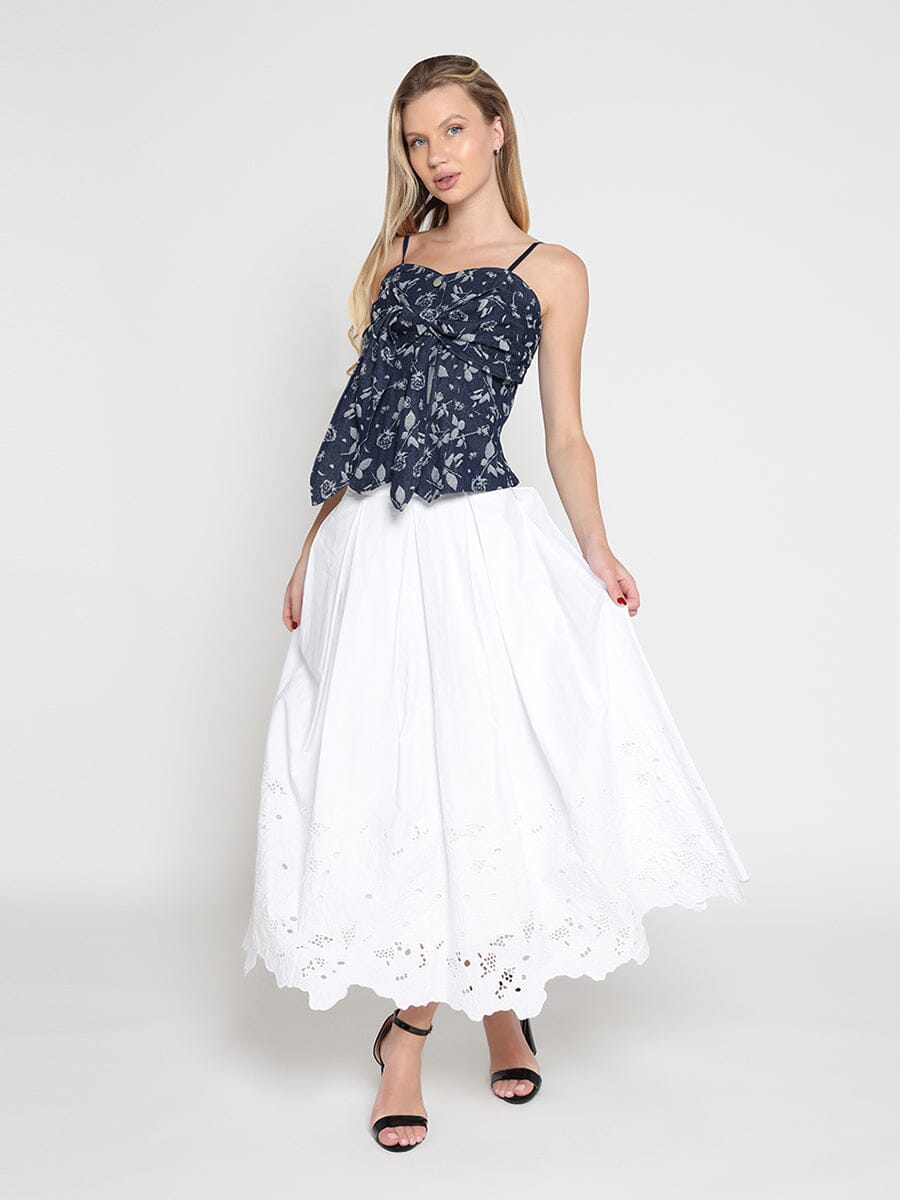 Front Tie Design Strape Top - Glamourous Grace