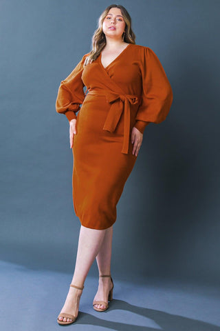 ADORABLE IDEAL SWEATER MIDI DRESS - Glamourous Grace
