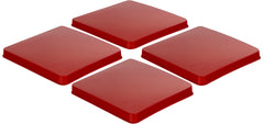 Calypso Basics by Reston Lloyd, Square Tin Burner Cover, Red