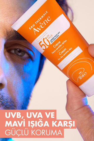 Avene Fragrance-Free Sunscreen Cream for Dry Skin SPF50+ - Water-Resistant & Moisturizing - Glamourous Grace