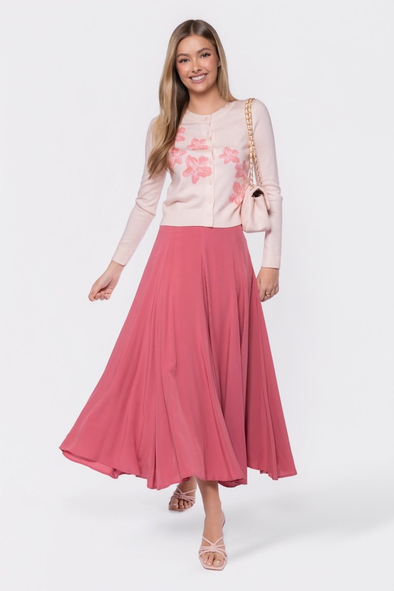 Gabrielle Cardigan (Light Pink) - Glamourous Grace