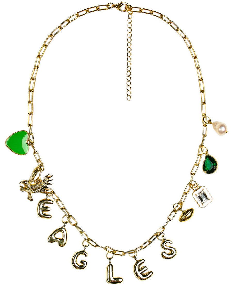 Gameday Charm Necklace - 18k Gold Plated - Glamourous Grace