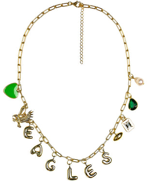 Gameday Charm Necklace - 18k Gold Plated - Glamourous Grace
