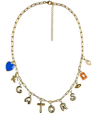 Gameday Charm Necklace - 18k Gold Plated - Glamourous Grace