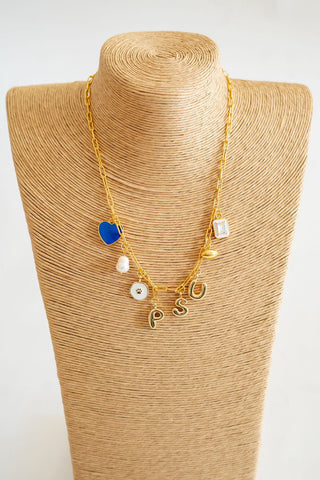 Gameday Charm Necklace - 18k Gold Plated - Glamourous Grace