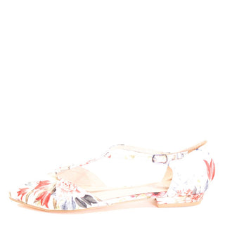 Garden Gingham T-Strap Flats - Glamourous Grace