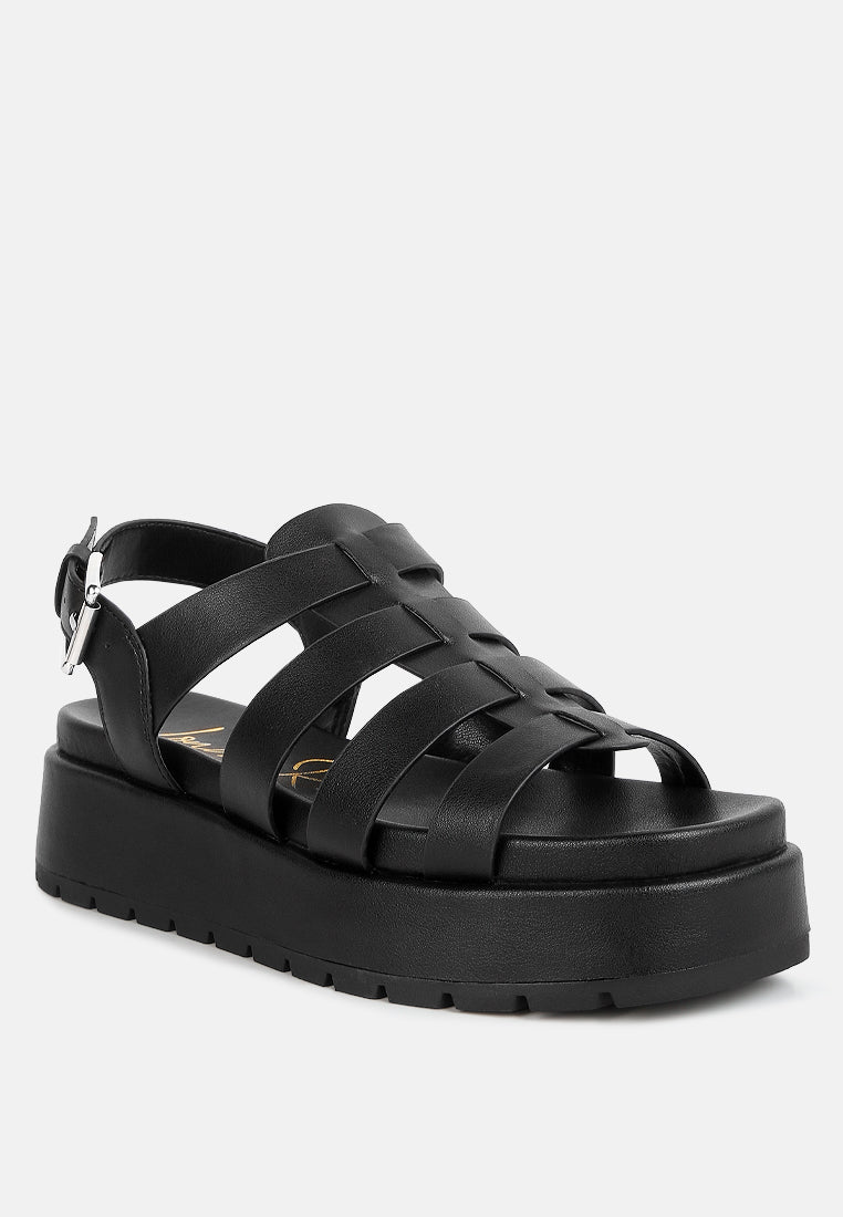 Gayle Platform Gladiator Sandals - Glamourous Grace