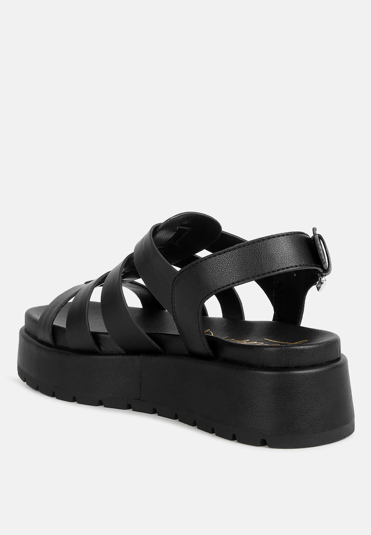 Gayle Platform Gladiator Sandals - Glamourous Grace
