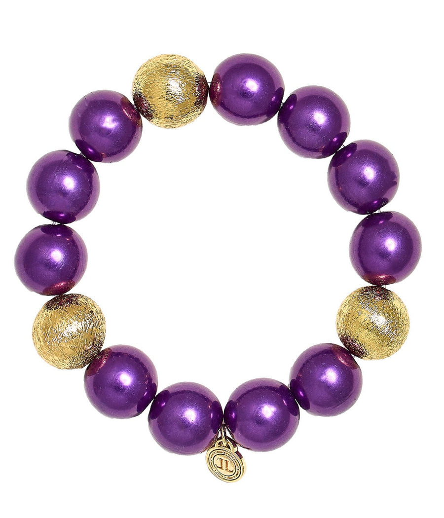 Georgia 14mm Shimmer Bracelet - Glamourous Grace