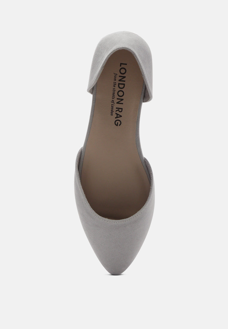 Gergoina Micro Suede Slip-On Shoes - Glamourous Grace