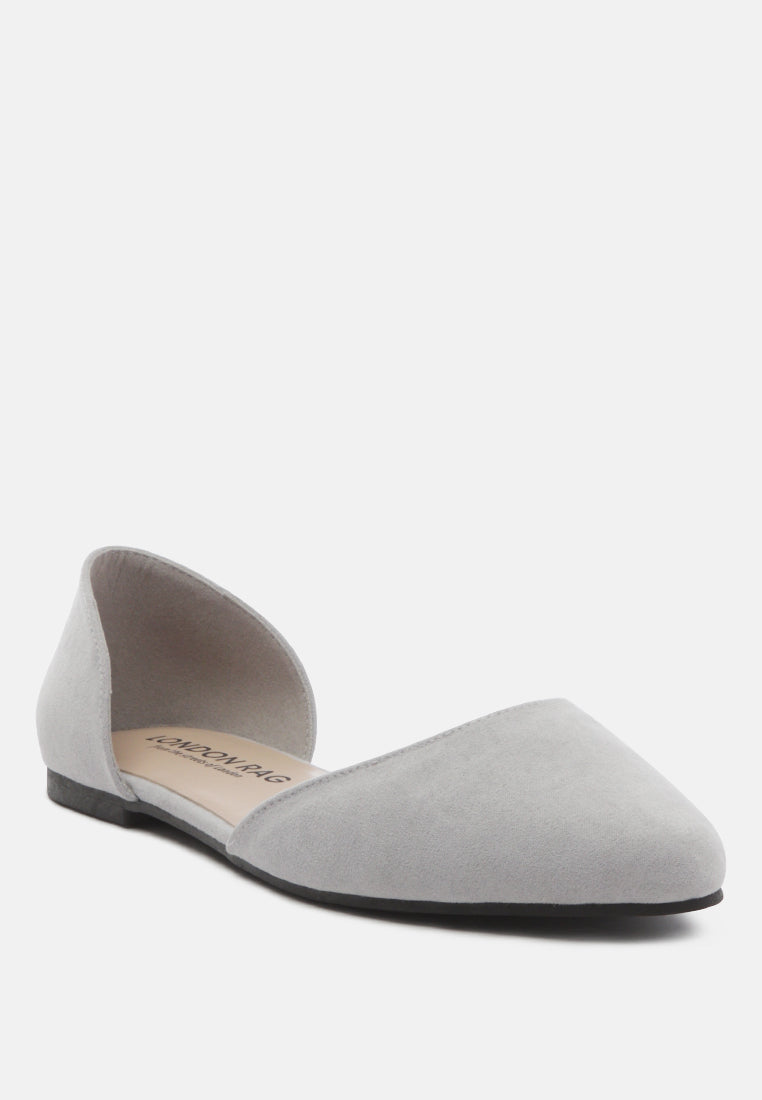 Gergoina Micro Suede Slip-On Shoes - Glamourous Grace