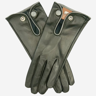 GG4110 (black/grey) - Women's Italian casual car gloves - Glamourous Grace