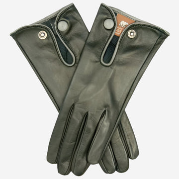 GG4110 (black/grey) - Women's Italian casual car gloves - Glamourous Grace
