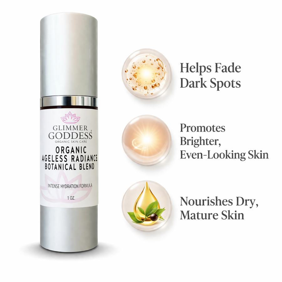 Organic Skin Brightening Serum – Ageless Radiance & Dark Spot Treatment - Glamourous Grace