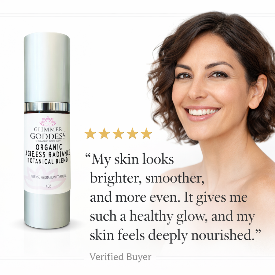 Organic Skin Brightening Serum – Ageless Radiance & Dark Spot Treatment - Glamourous Grace