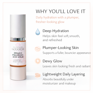 Organic Hyaluronic Acid Serum – Plumping Hydration 1 oz.