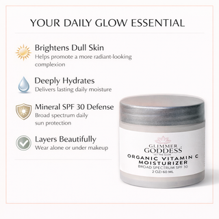 Organic Vitamin C Daily Moisturizer SPF 30 – Brightening Formula