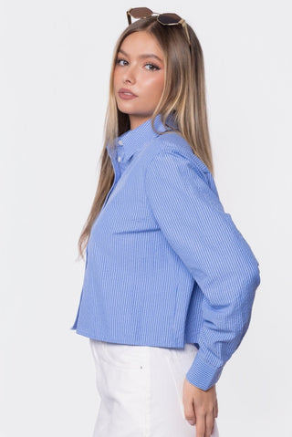Gina Top (Blue Stripe)