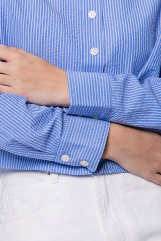 Gina Top (Blue Stripe)