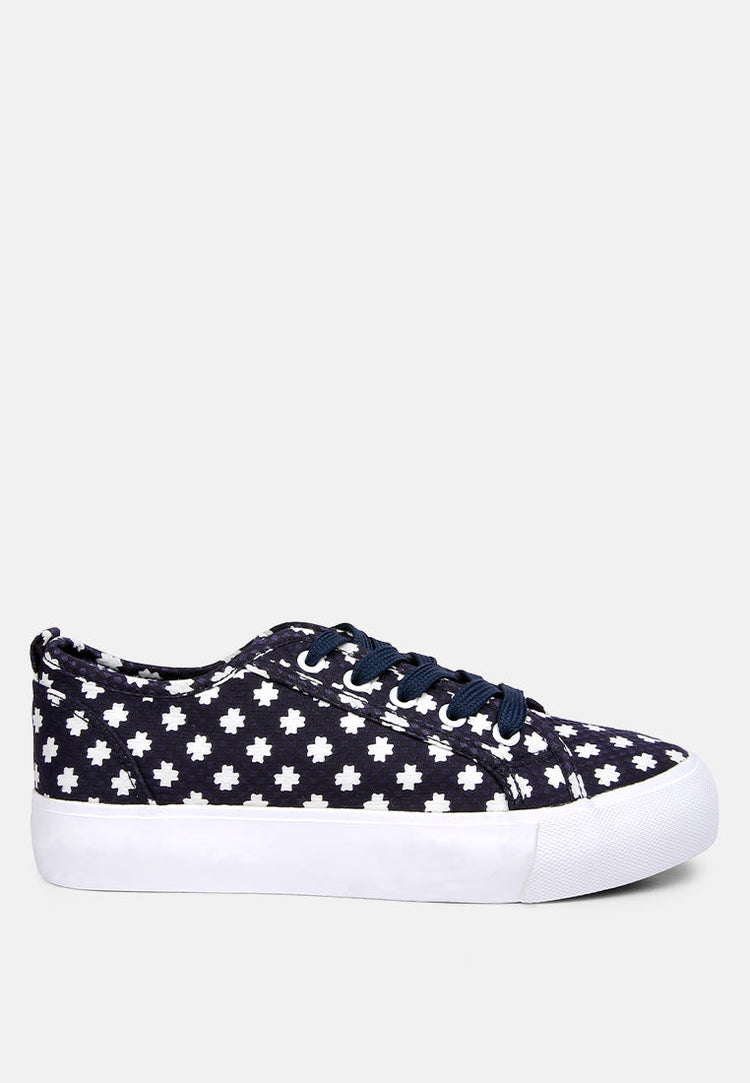 Glam Doll Casual Flatform Sneakers - Glamourous Grace