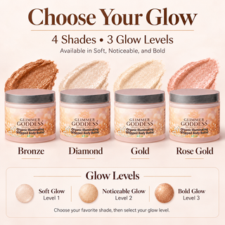 Organic Shimmer Body Butter – Radiant, Deep Hydration