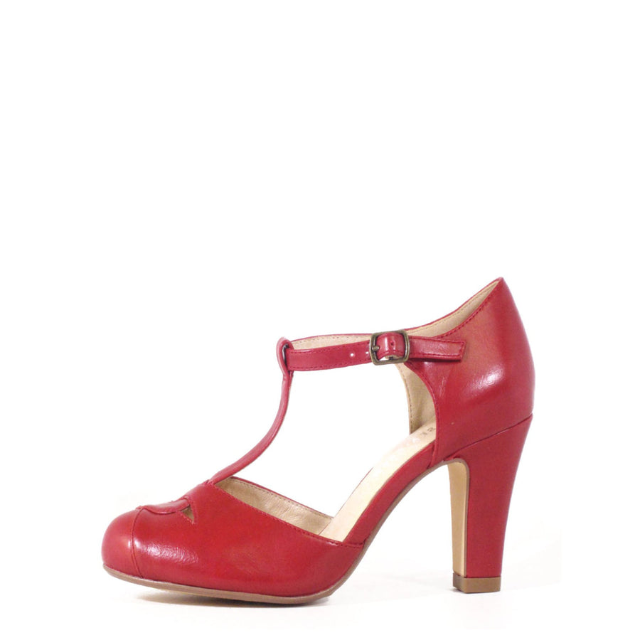 Glinda T-Strap Heels - Glamourous Grace